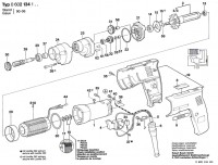 Bosch 0 602 134 101 GR.57 Drill Spare Parts